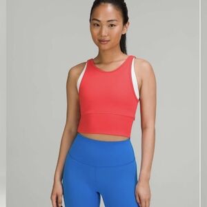 Lululemon Power Pivot Tank Top *Everlux Carnation Red